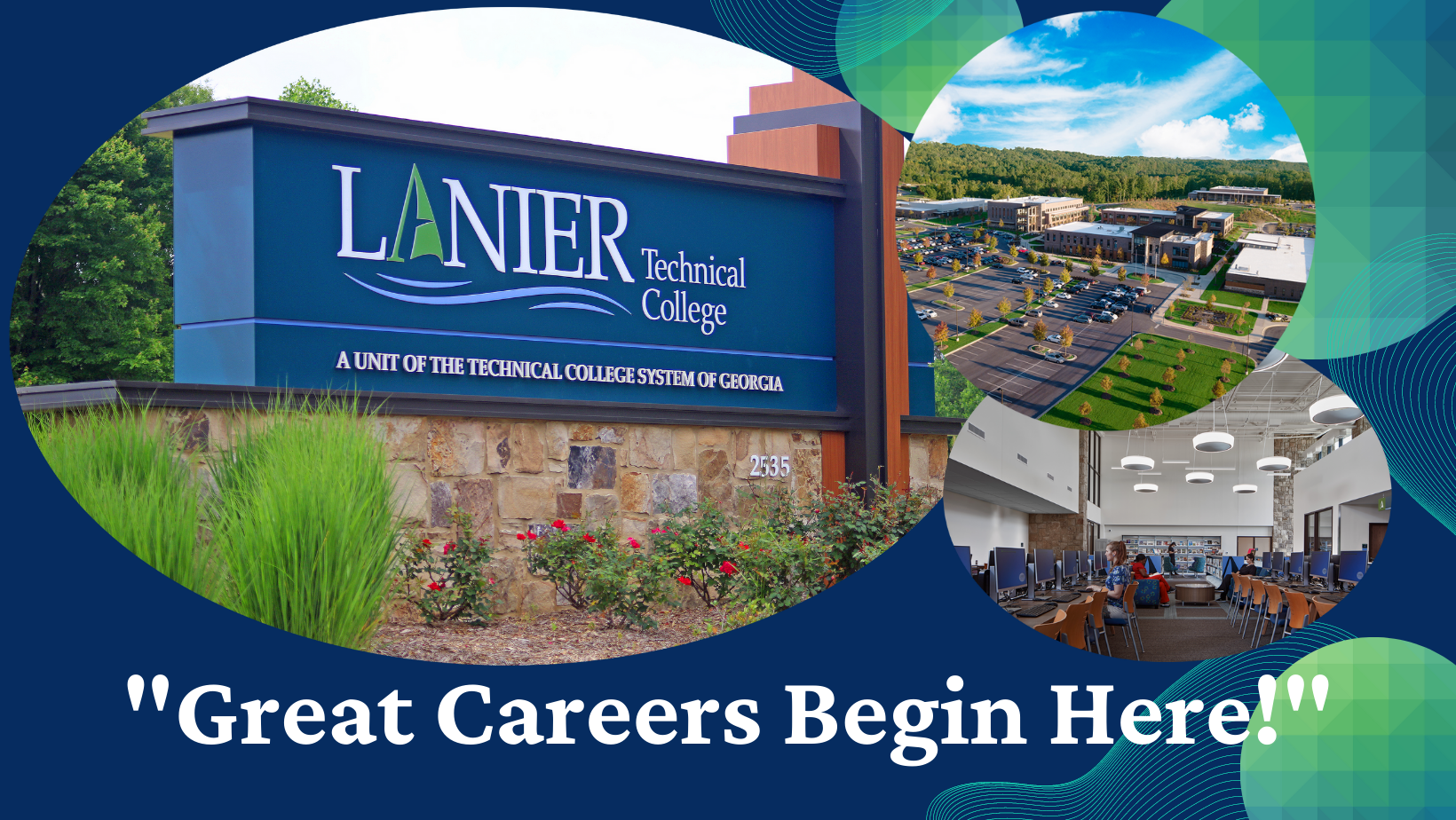 Lanier Technical College Entrance Sign